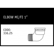Marley Philmac Elbow MI/FI 1" - 336.25
